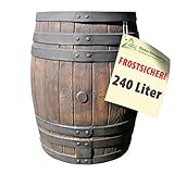 Regenwassertonne Eichenfass 50l / 120l / 240l / 450 Liter 37