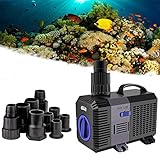 YAOBLUESEA Eco Teichpumpe 5200L/H 40