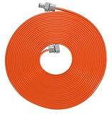 Gardena 995-20 Schlauch-Regner, orange, komplett mit Armaturen, Länge 7,5 m 39