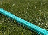 Sprühschlauch für pflanzenschonende Bewässerung | Schlauchregner für feinen Sprühregen | Flacher Gartenschlauch mit 3 Kanälen und ½ Zoll Anschluss | Jardinax - 3