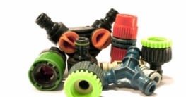 Y-Verteiler, Doppelkupplung und Schlauchverbinder